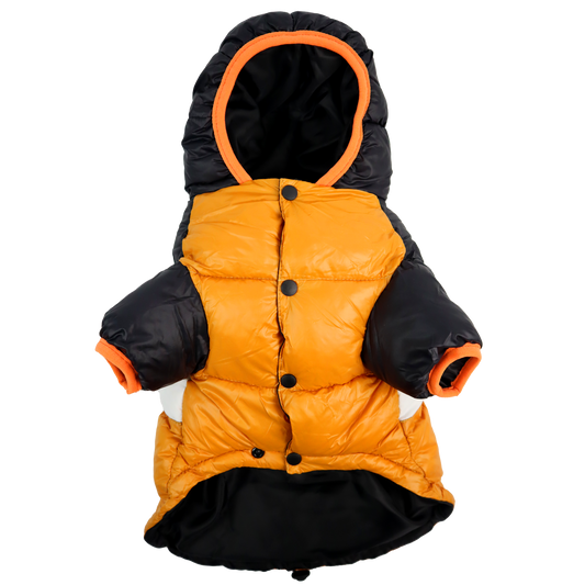 DASHI STRIPES3 ORANGE & BLACK ANORAK