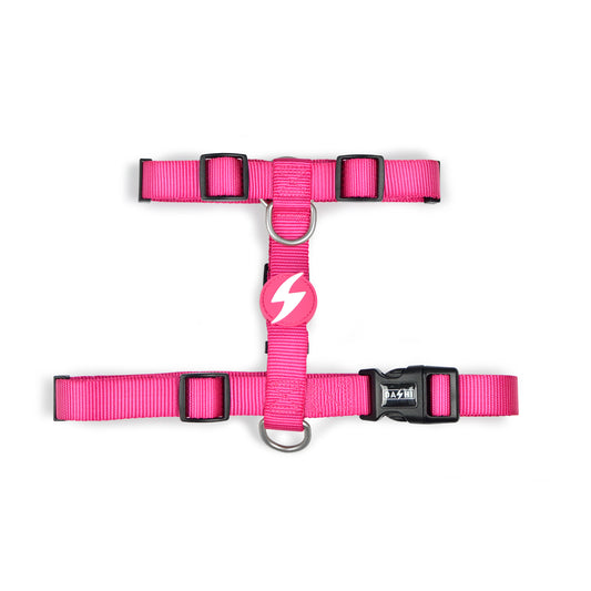 DASHI SOLID PINK BACK HARNESS