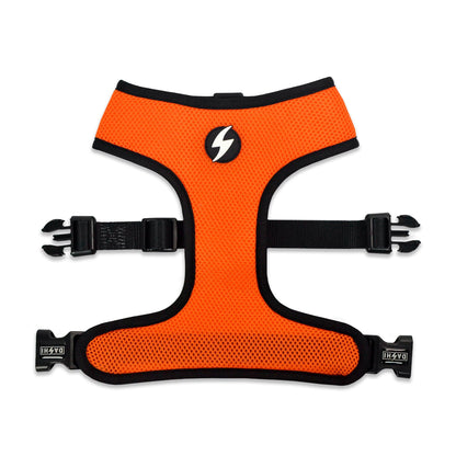 DASHI STRIPES3 ORANGE & BLACK NEO MESH