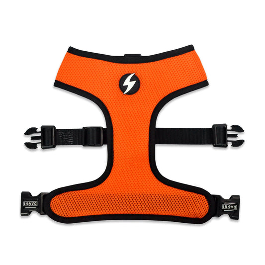 DASHI STRIPES3 ORANGE & BLACK NEO MESH