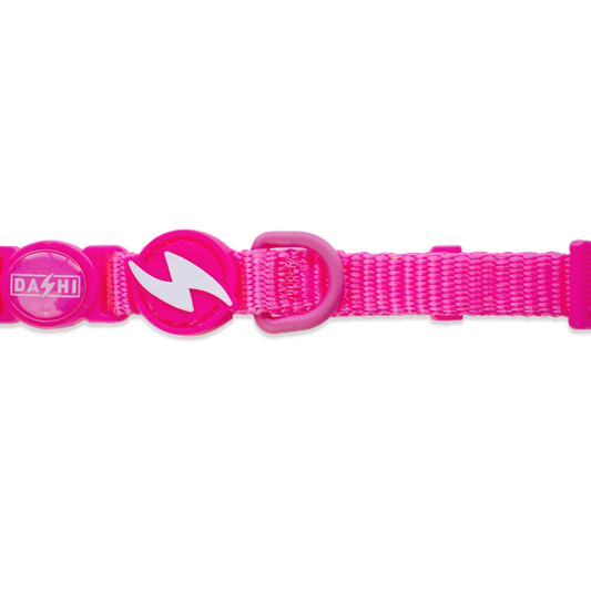 DASHI NEON PINK COLLAR CAT