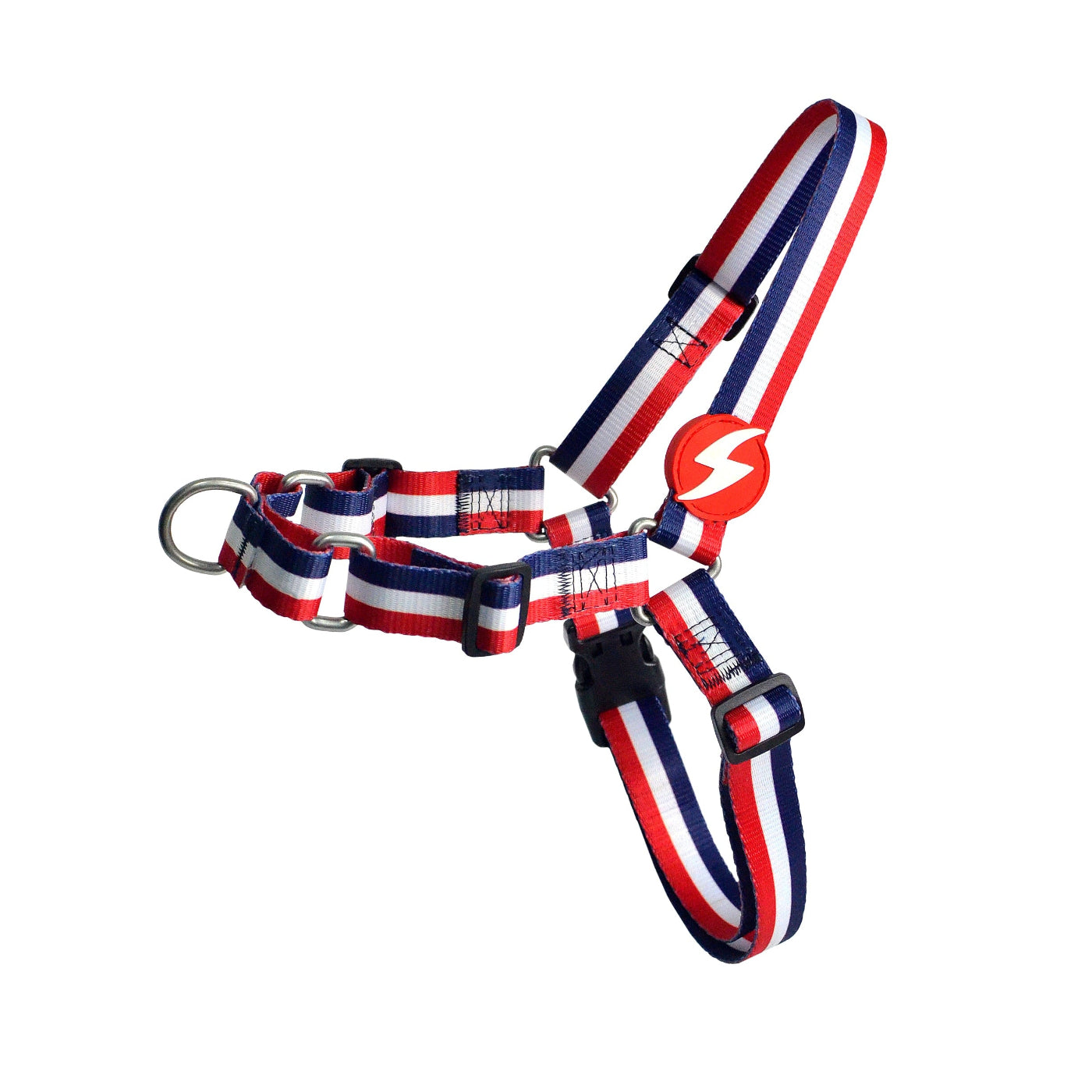 DASHI STRIPES3 RED & BLUE FRONT HARNESS