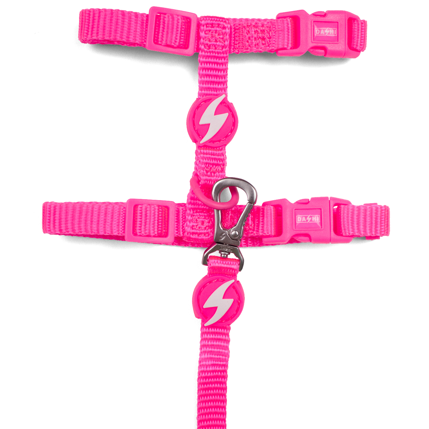 DASHI NEON PINK CAT HARNESS + LEASH