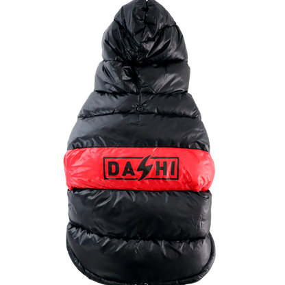 DASHI STRIPES3 RED & BLACK ANORAK
