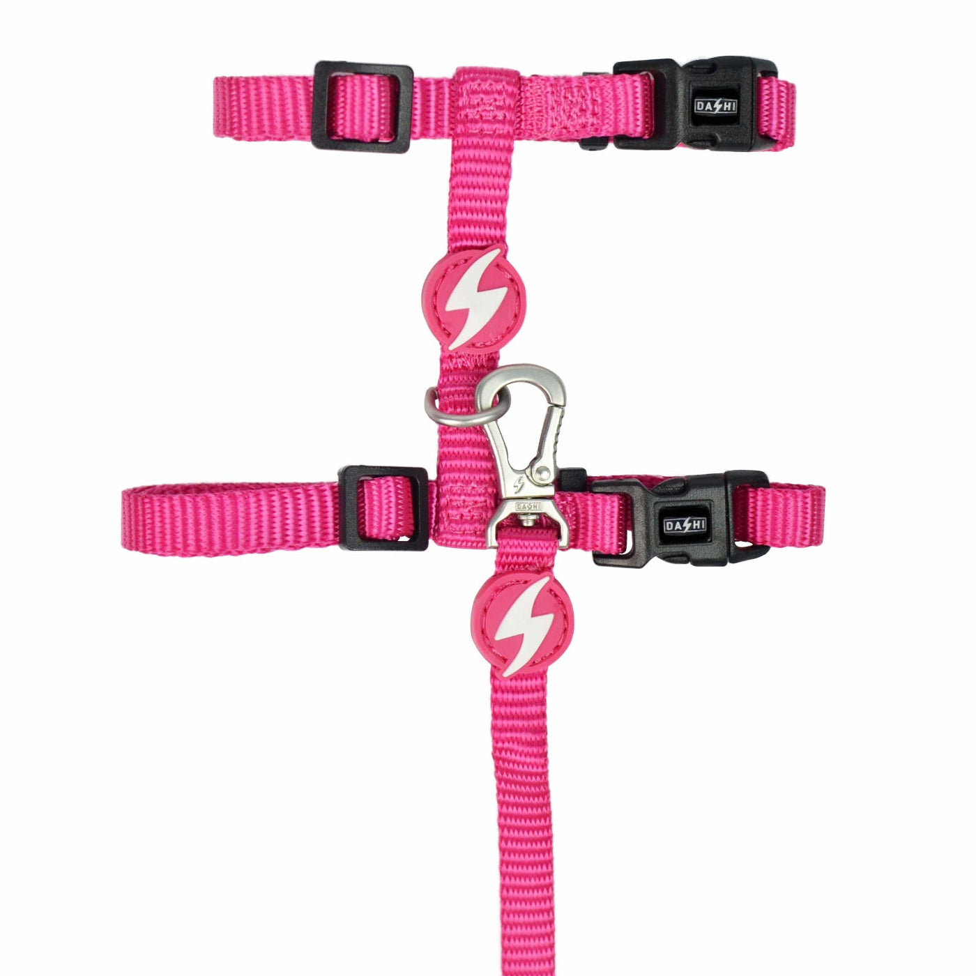 DASHI SOLID PINK CAT HARNESS + LEASH
