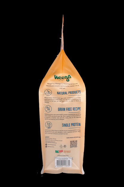 WEEGO GRAIN FREE DOG FOOD ADULT OCEAN SALMON 400G / 2KG / 10KG