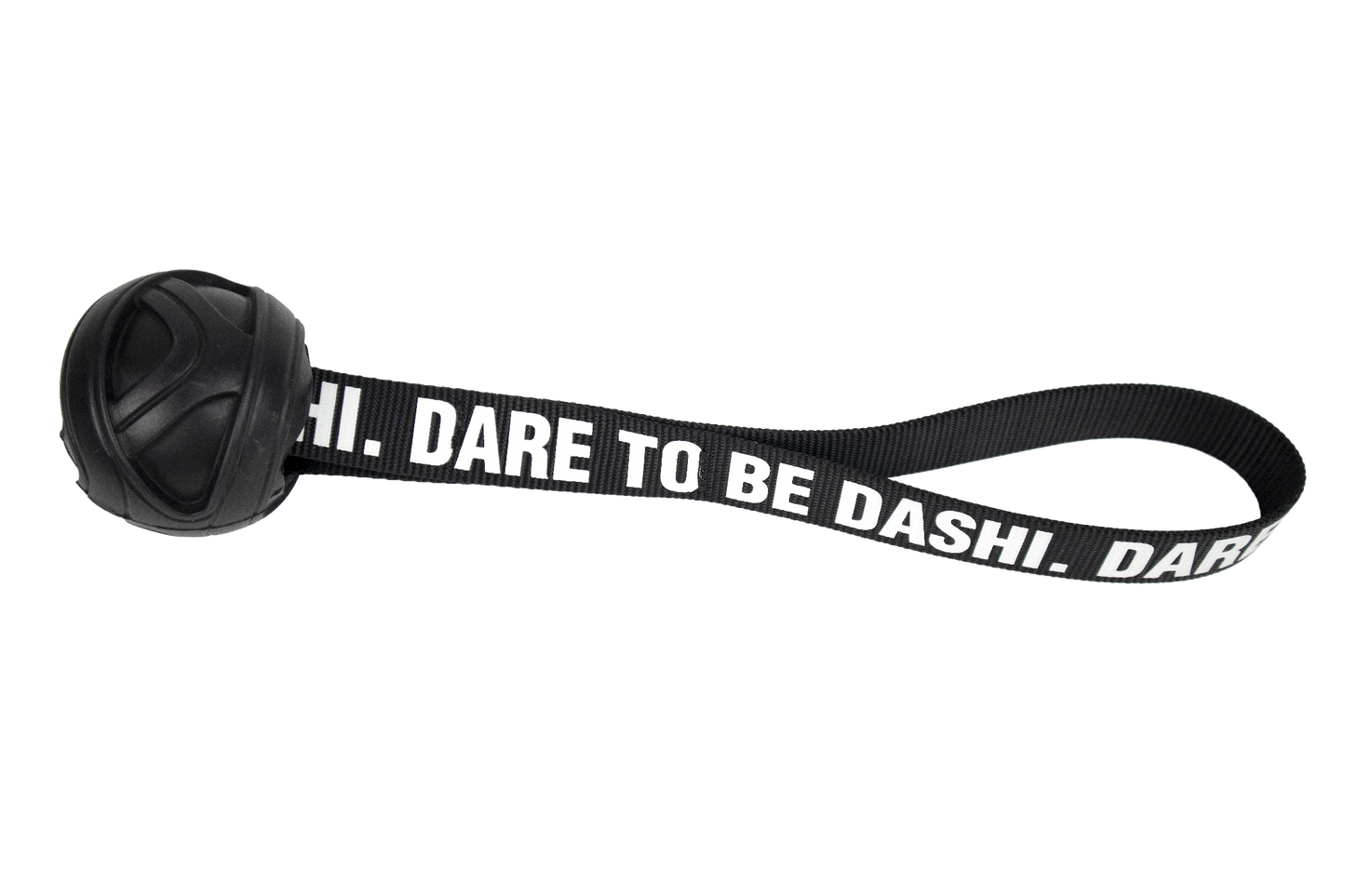 DASHI TOY BLACK RUBBER BALL