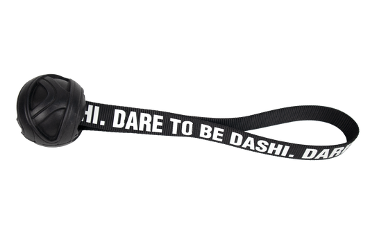 DASHI TOY BLACK RUBBER BALL