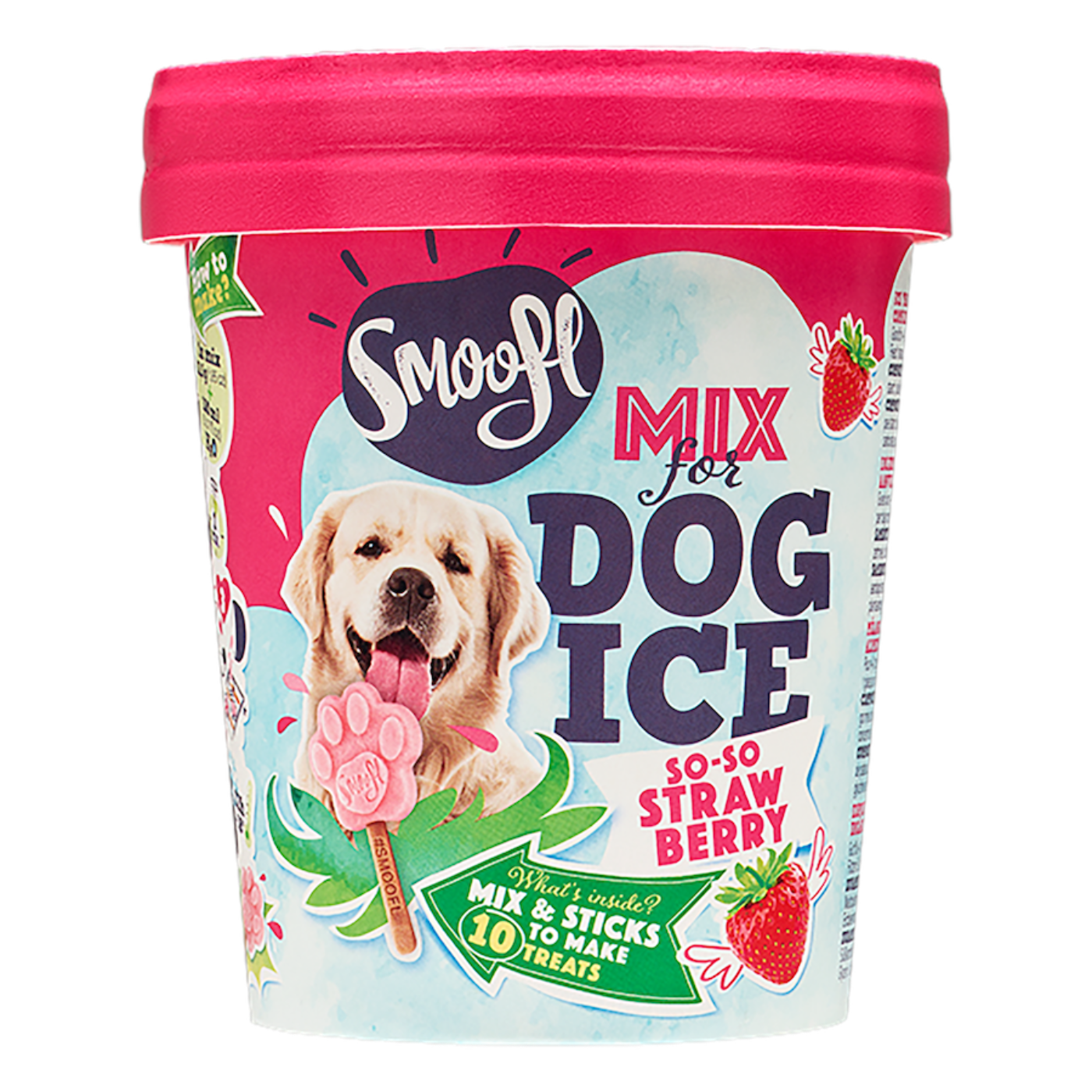 SMOOFL STRAWBERRY MIX FOR DOG ICE