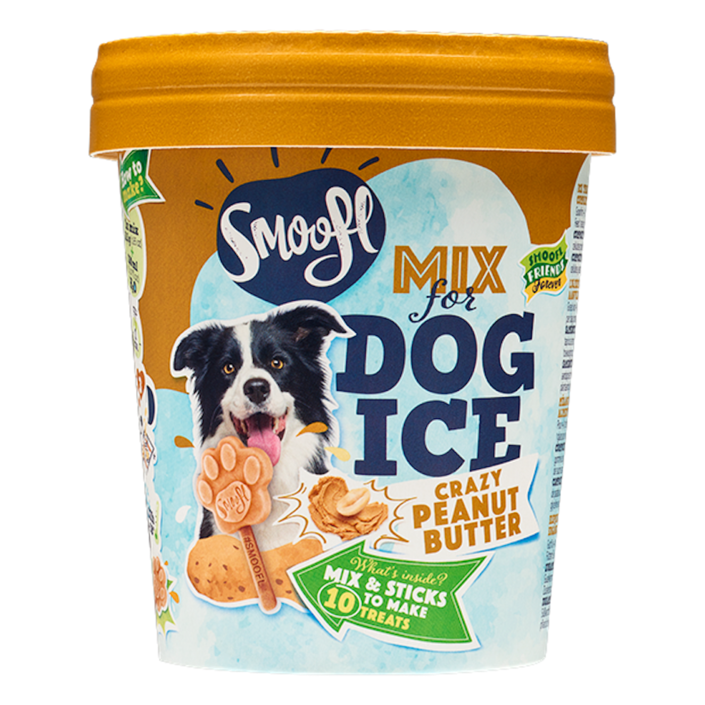 SMOOFL PEANUT BUTTER MIX FOR DOG ICE