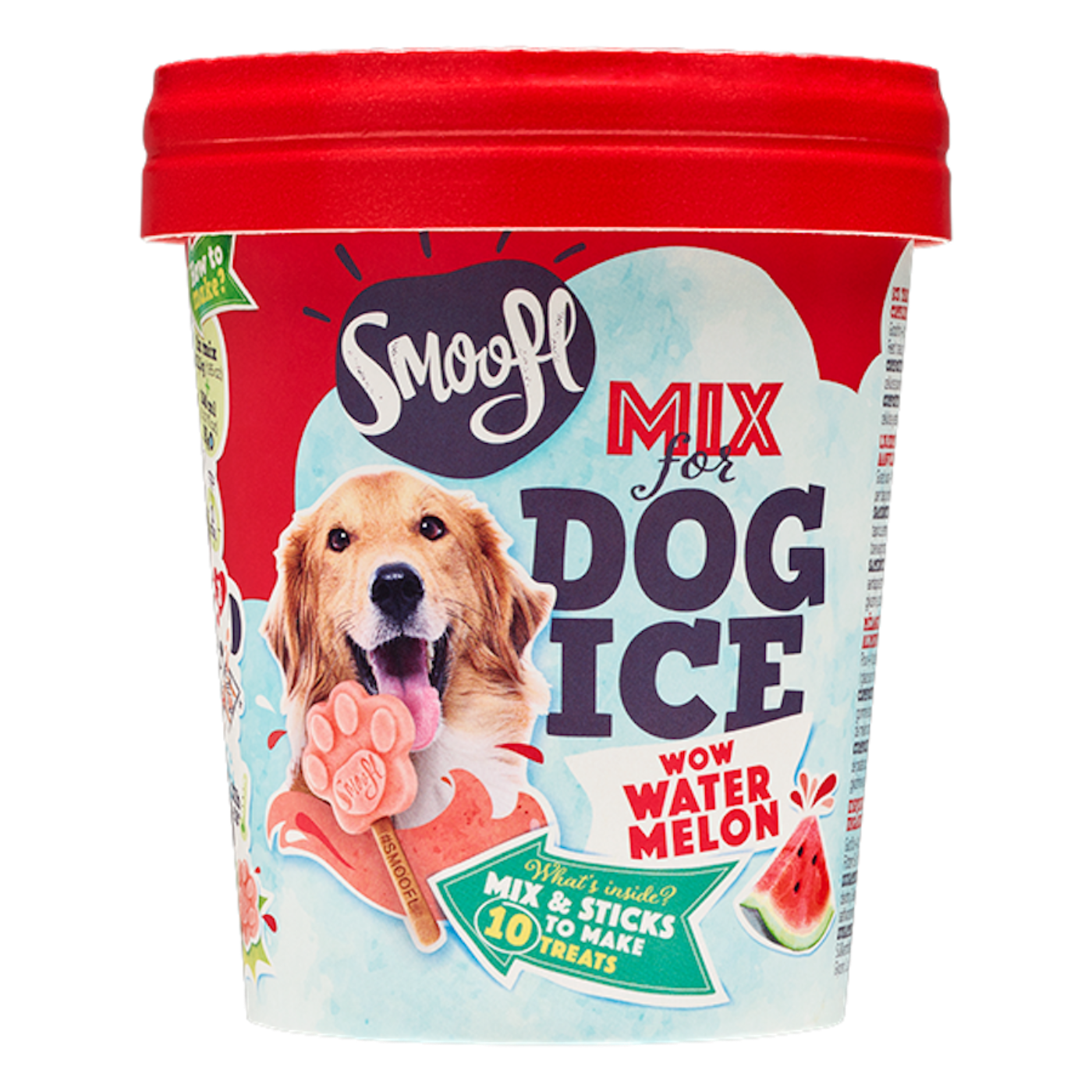 SMOOFL WATERMELON MIX FOR DOG ICE
