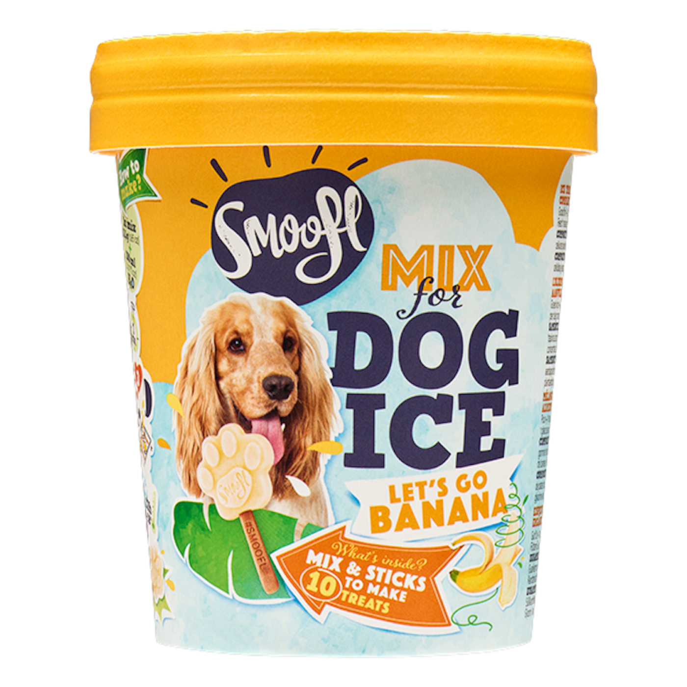 SMOOFL BANANA  MIX FOR DOG ICE