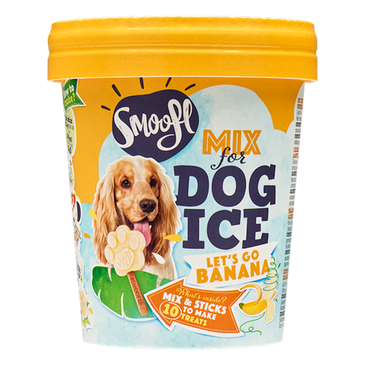 SMOOFL BANANA  MIX FOR DOG ICE